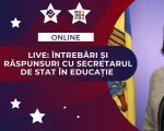 Live: Întrebări și răspunsuri cu Secretarul de stat în educație