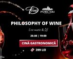 Cină Gastronomică Filosofia vinului