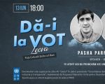 Pasha Parfeni și Comedy Zebra Show vin la Leova și te îndeamnă: Dă-i la VOT!