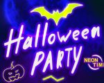 Neon Time Halloween Party