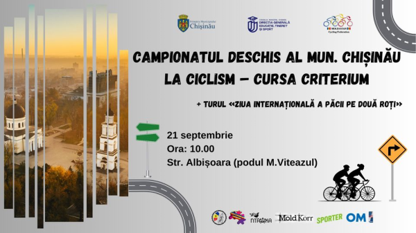 Campionatul deschis al mun. Chișinău la ciclism - Cursa Criterium