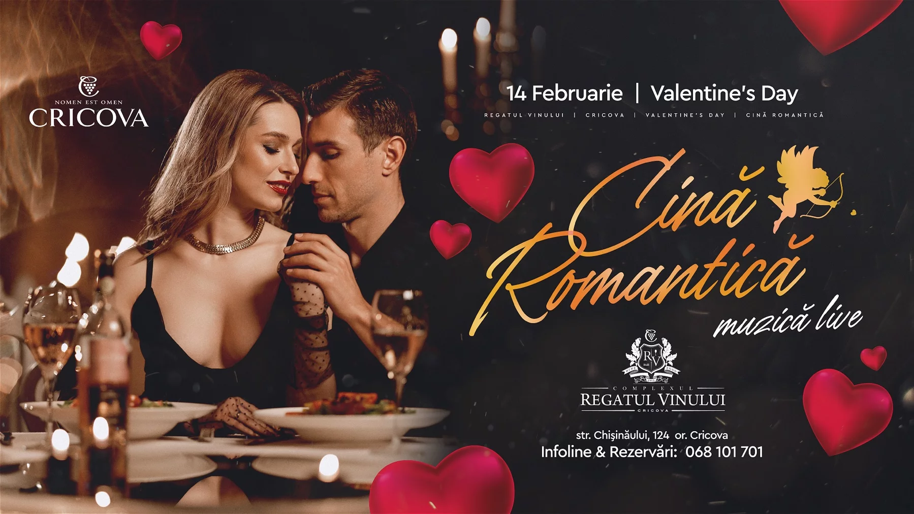 Romantic Dinner at Regatul Vinului