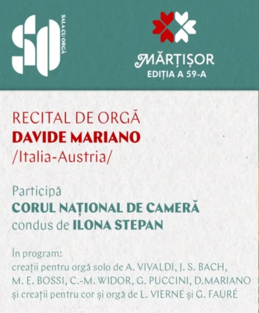 RECITAL DE ORGĂ | MĂRȚIȘOR-2025