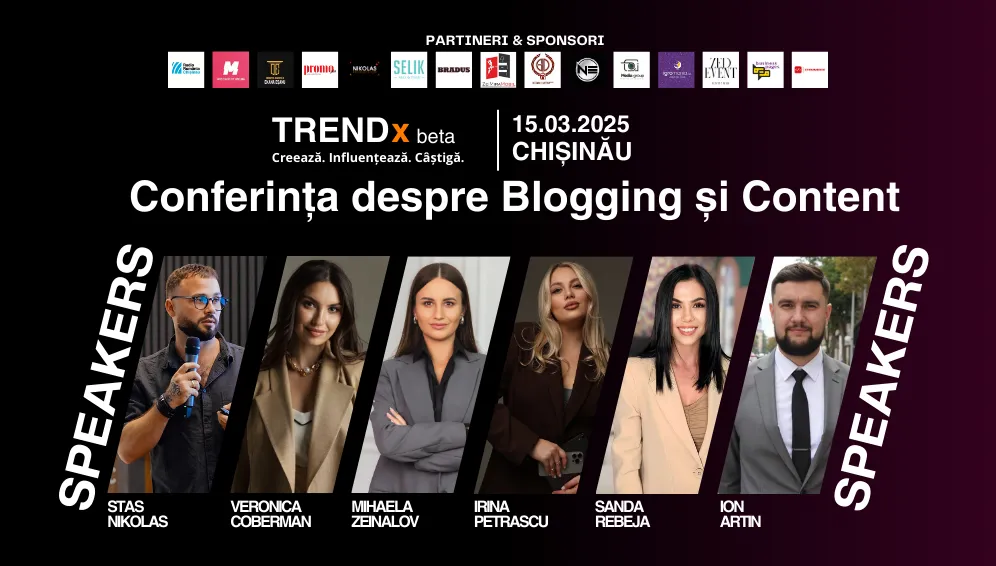 TRENDX 2025 – Conferința despre Blogging și Content