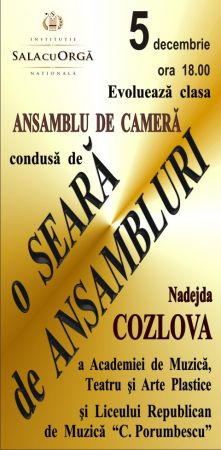 Concert "O seară de ansambluri"